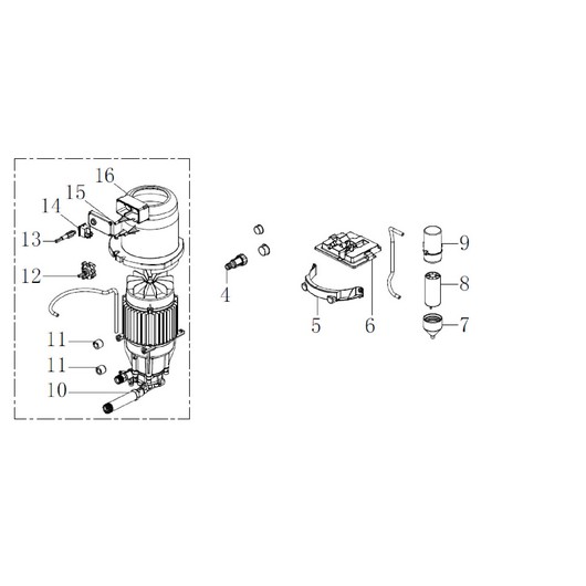 Электродвигатель в сборе Champion HP3300